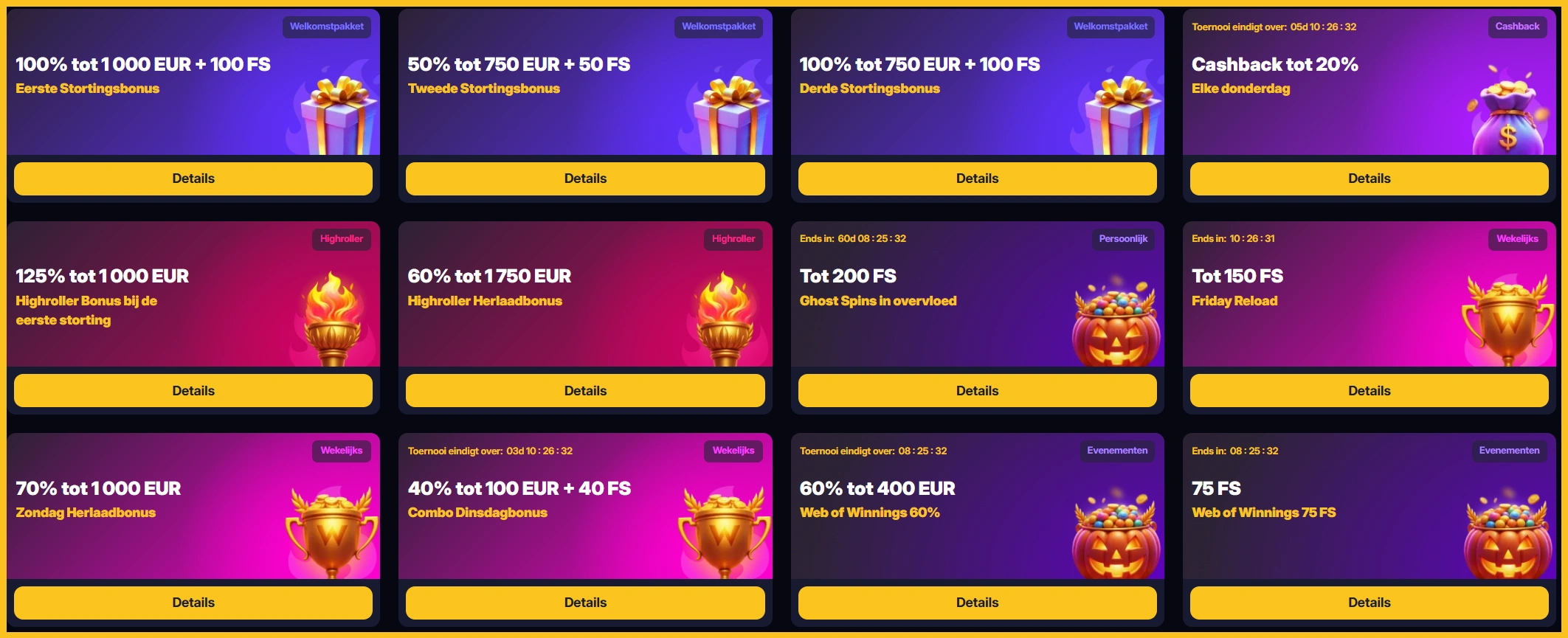 WinOlympia Casino Bonus en Promoties